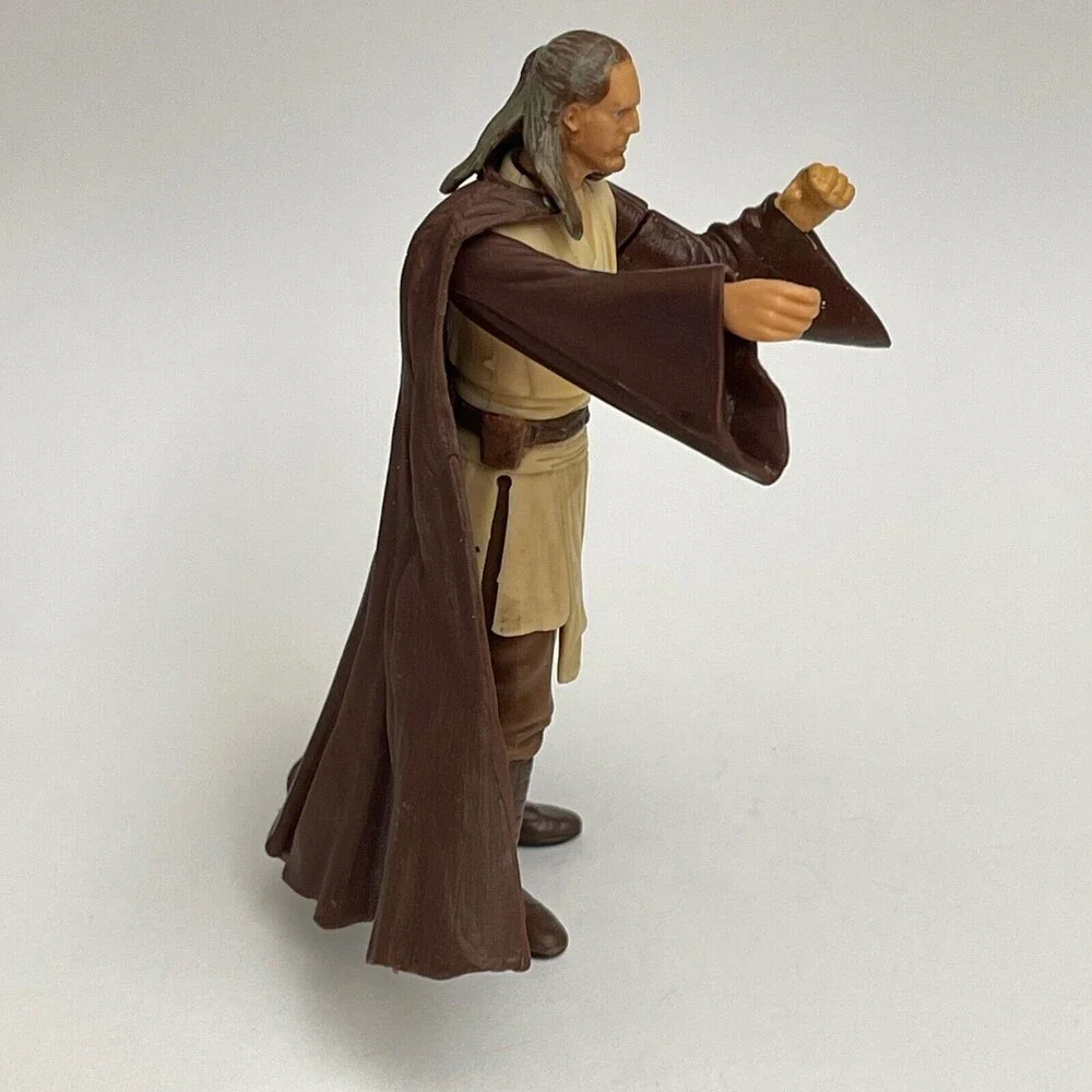 Hasbro‎ LFL Star Wars Qui-Gon Jinn Jedi Master Naboo 1999 Figure 4